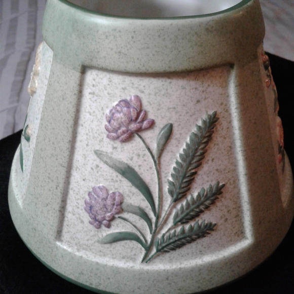 Yankee Candle Company Floral Large Candle Jar Topper Shade